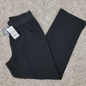 NEW Figs Kade High Waisted Cargo Scrub Pants Womens Medium Petite Black